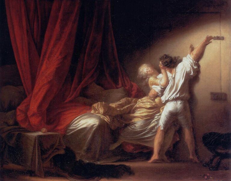 La serrure – Jean-Honoré Fragonard Jean-Honoré Fragonard