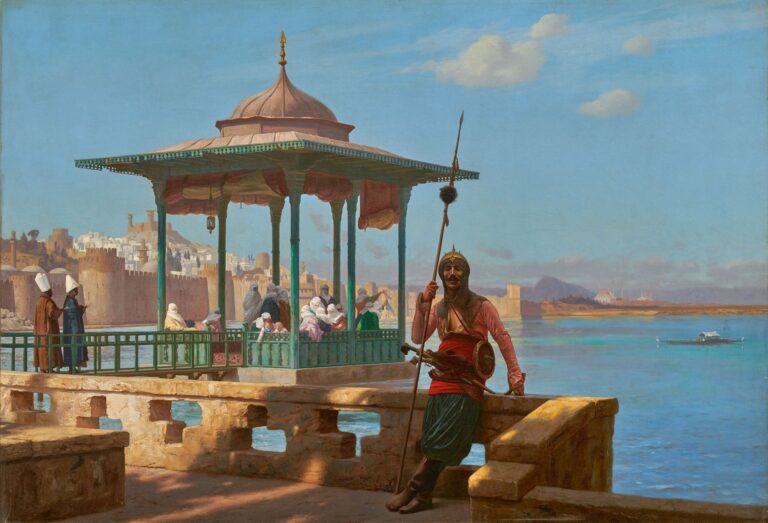 Le harem au kiosque – Jean-Léon Gérôme Jean-Léon Gérôme