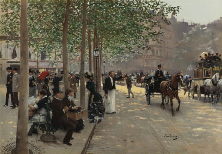 Avenue Parisienne – Jean Béraud Jean Béraud