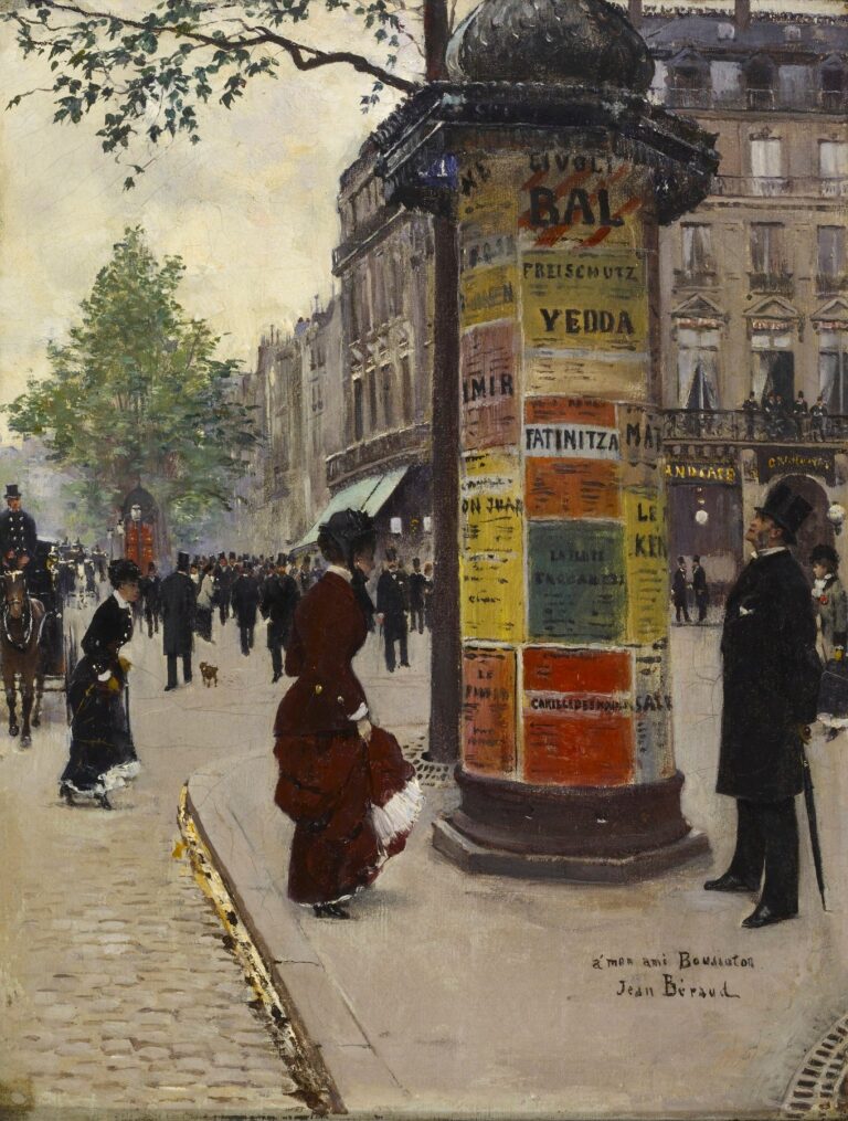 Paris Kiosque – Jean Béraud Jean Béraud