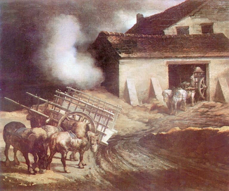 Le four à plâtre – Théodore Géricault Théodore Géricault