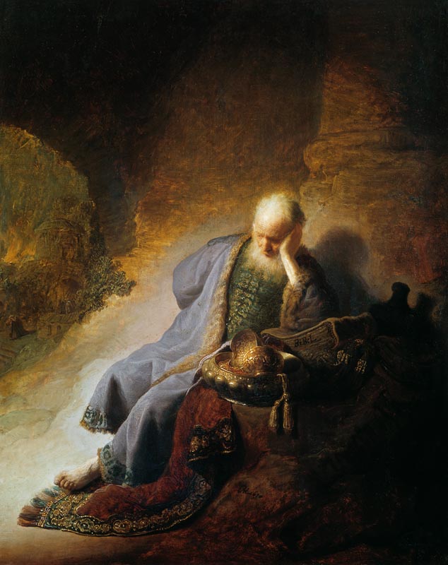 Peinture de Jérémie 1630 – Rembrandt van Rijn Rembrandt van Rijn