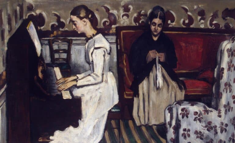 Jeune Fille au piano – Paul Cézanne Paul Cézanne