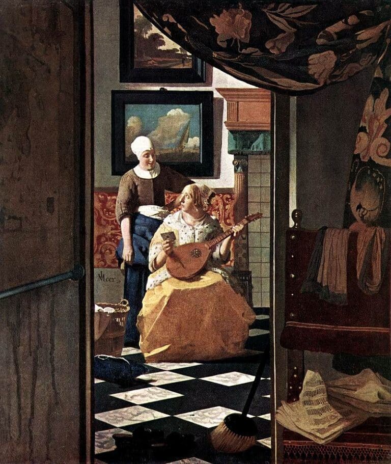 La Lettre d’amour (Vermeer) – Johannes Vermeer Johannes Vermeer