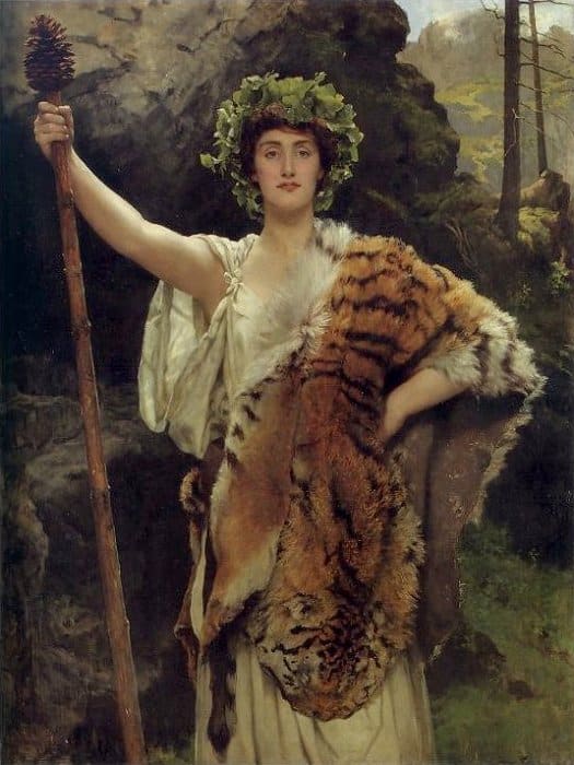 La prêtresse de Bacchus de John Collier John Collier