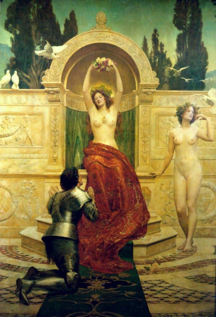 Scène du Venusberg de Tannhäuser de John Collier John Collier