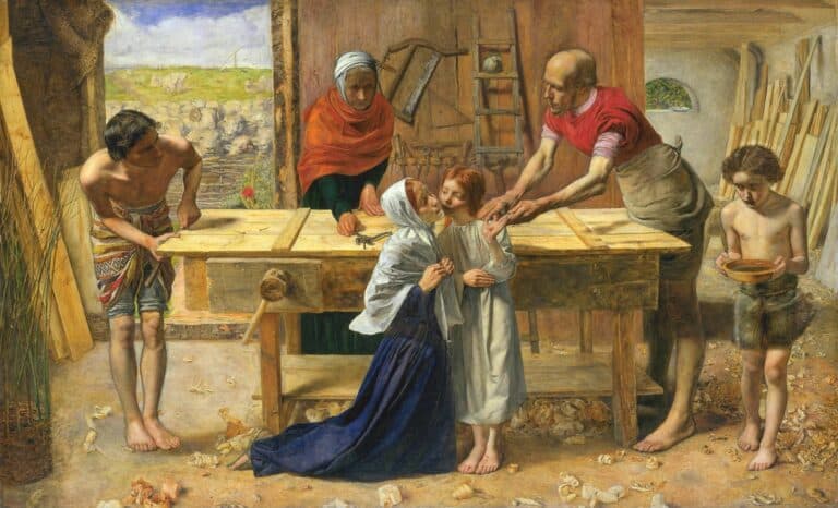 Le Christ dans la maison de ses parents – John Everett Millais John Everett Millais