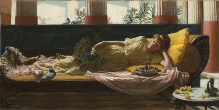 Dolce Far Niente – John William Waterhouse John William Waterhouse