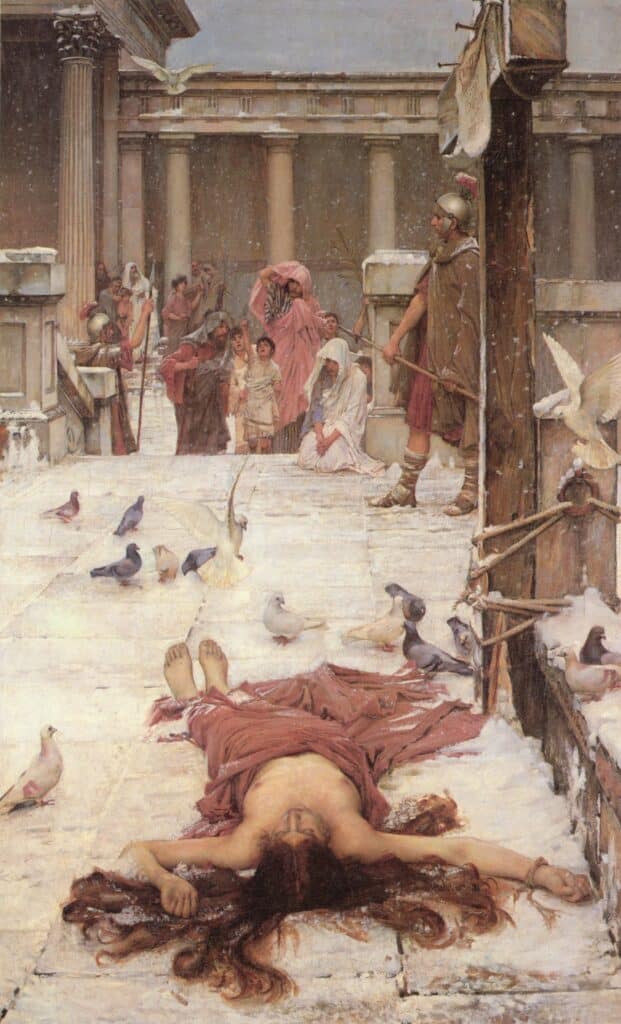 Saint Eulalia – John William Waterhouse John William Waterhouse