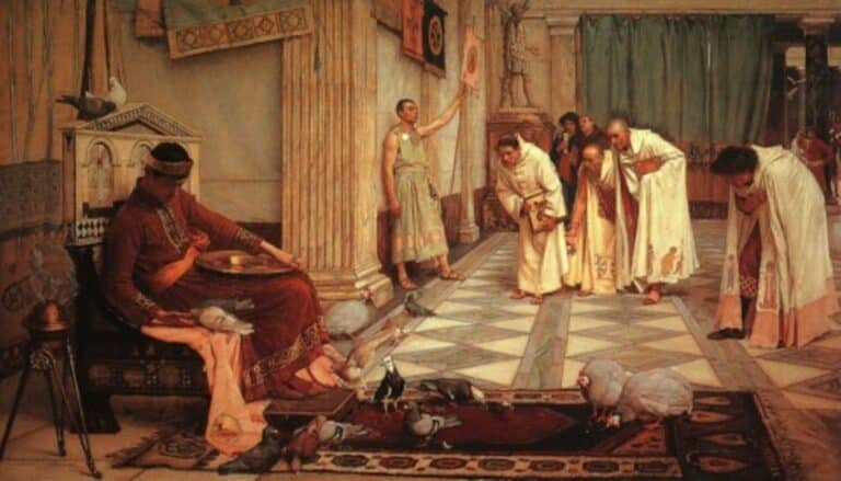 Les favoris de l’empereur Honorius – John William Waterhouse John William Waterhouse