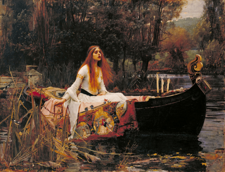 La Dame de Shalott – John William Waterhouse John William Waterhouse