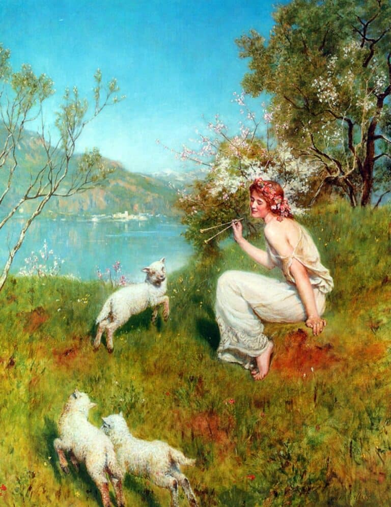 Printemps de John Collier John Collier