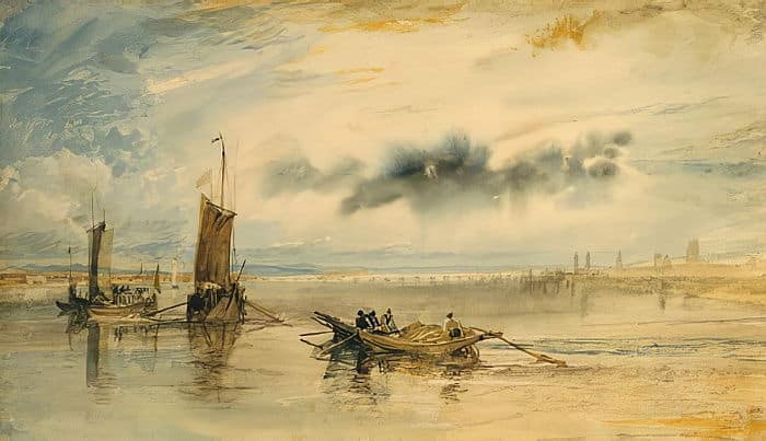 Mayence et le fort – William Turner William Turner