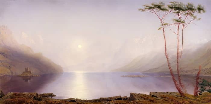 Loch Duich clair de lune d’été – William Turner William Turner