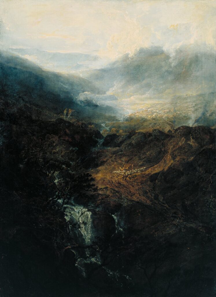 Matinée parmi les coniston fells Cumberland – William Turner William Turner