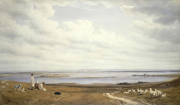 Le port de Portsmouth depuis Portsdown Hill – William Turner William Turner