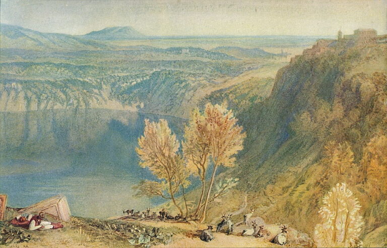 Le lac Nemi – William Turner William Turner