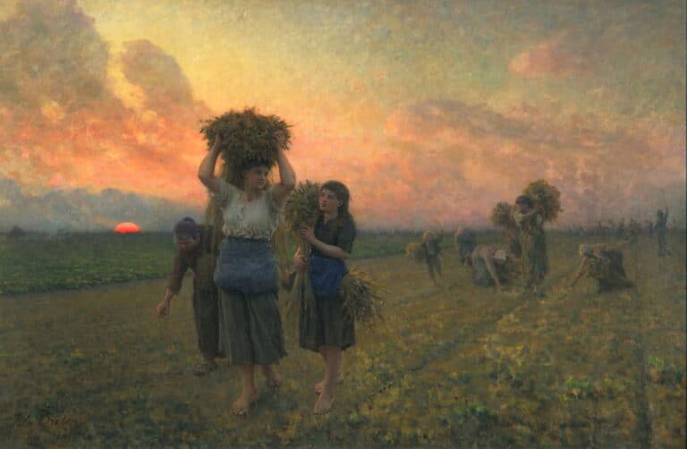 Les derniers glanings, 1895 – Jules Breton Jules Breton
