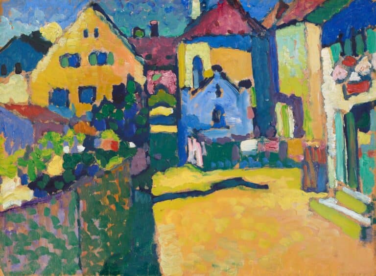 Grungasse à Murnau – Vassily Kandinsk Vassily Kandinsky