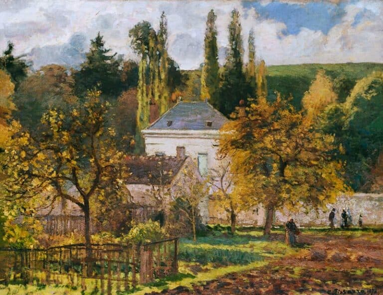 Maison des citoyens à l’Hermitage, Pontoise – Camille Pissarro Camille Pissarro