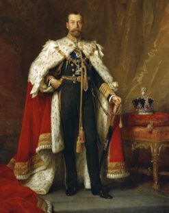 George V en robe de couronnement – Luke Fildes Luke Fildes