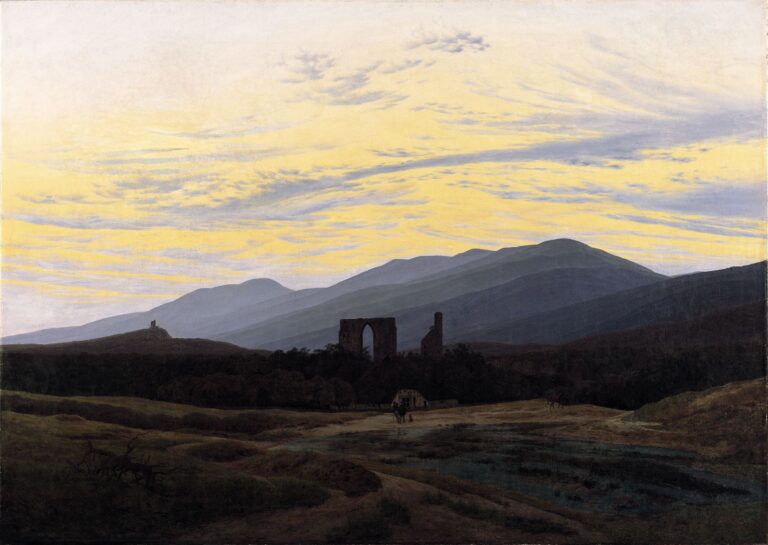 Ruine Eldena dans le massif des Géants – Caspar David Friedrich Caspar David Friedrich