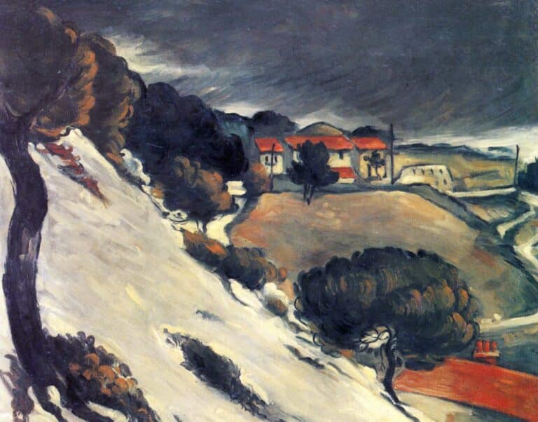 L’Estaque, la fonte des neiges – Paul Cézanne Paul Cézanne