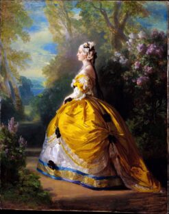 L’impératrice Eugénie à la Marie-Antoinette, 1854 – Franz Xaver Winterhalter Franz Xaver Winterhalter