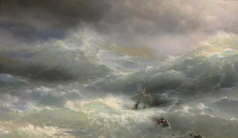 La Vague, 1889 – Ivan Aïvazovski Ivan Aïvazovski