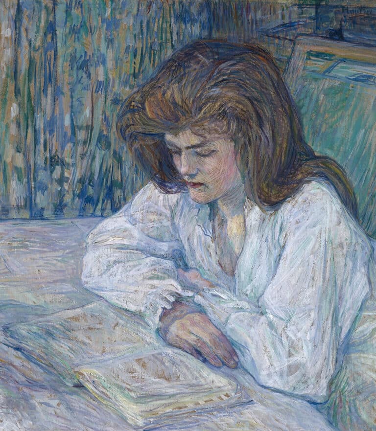 La Liseuse – Toulouse Lautrec Henri de Toulouse-Lautrec