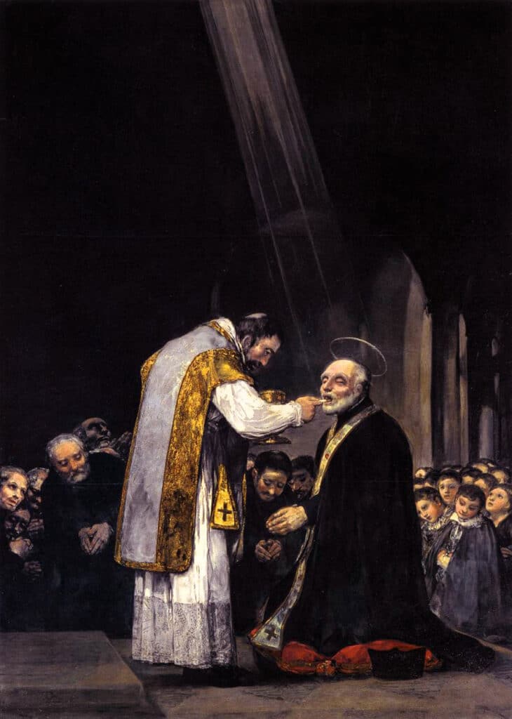 La Dernière Communion de saint José Calasanz – Francisco de Goya Francisco de Goya