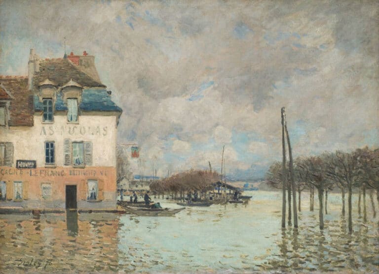 L’inondation à Port-Marly – Alfred Sisley Alfred Sisley