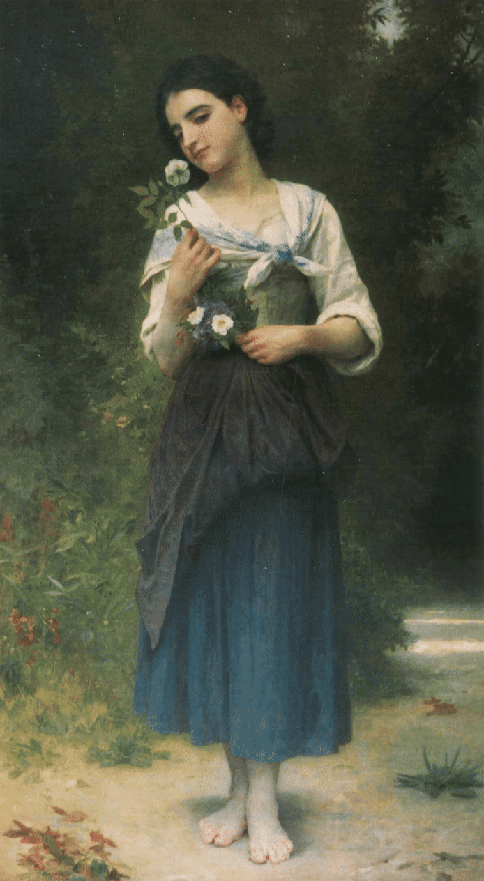 Fleur préférée – William Bouguereau William Bouguereau