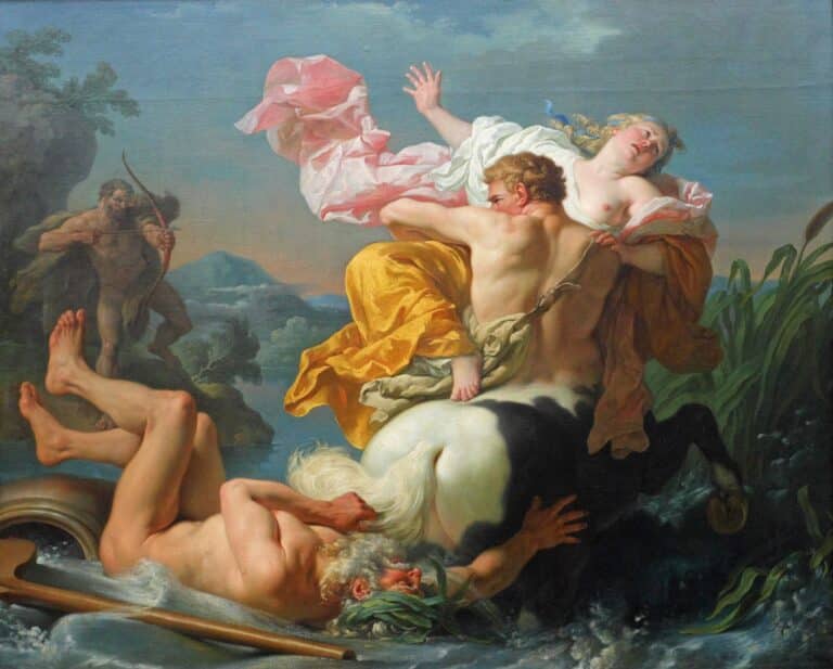 L’enlèvement de Déjanire par le centaure Nessus – Louis Jean François Lagrenée Louis Jean François Lagrenée