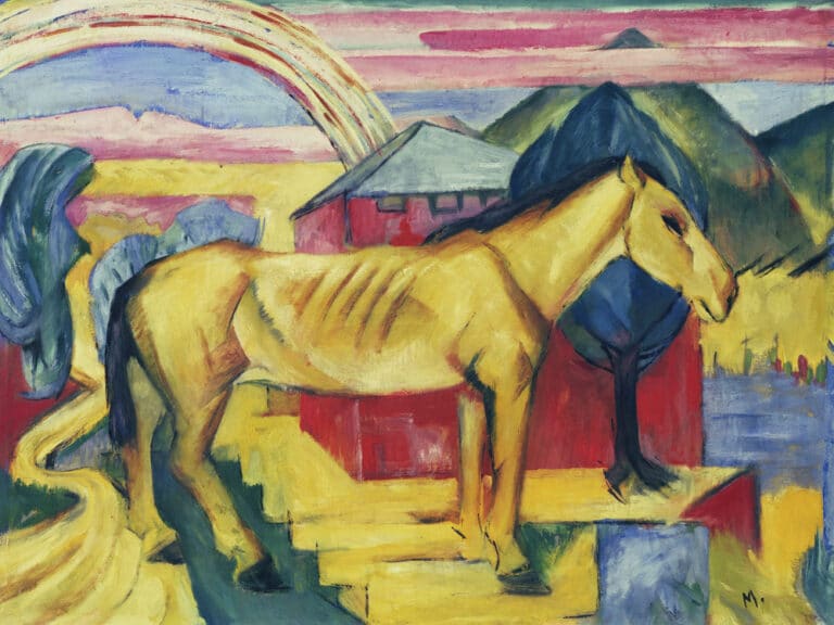 Long cheval jaune – Franz Marc Franz Marc