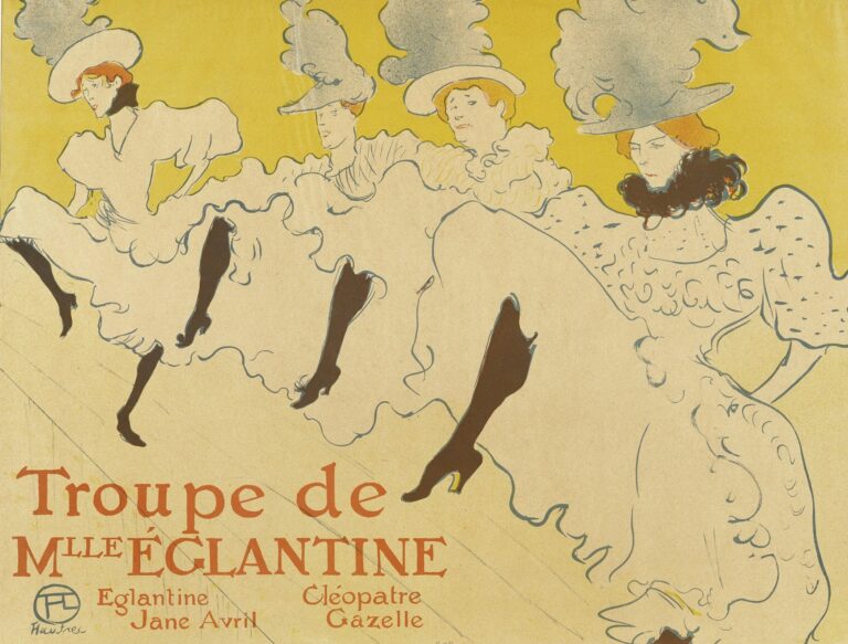 La troupe de mademoiselle eglantine – Toulouse Lautrec Henri de Toulouse-Lautrec