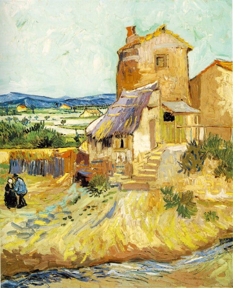 Le vieux moulin – Van Gogh Vincent Van Gogh