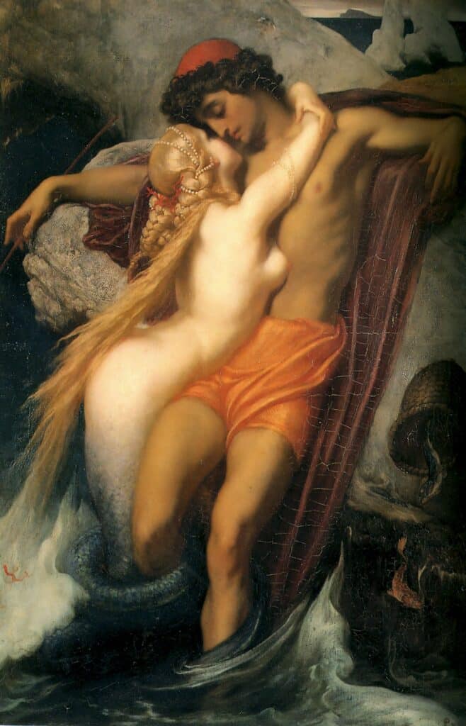 Le Pêcheur et la Sirène – Frederic Leighton Frederic Leighton