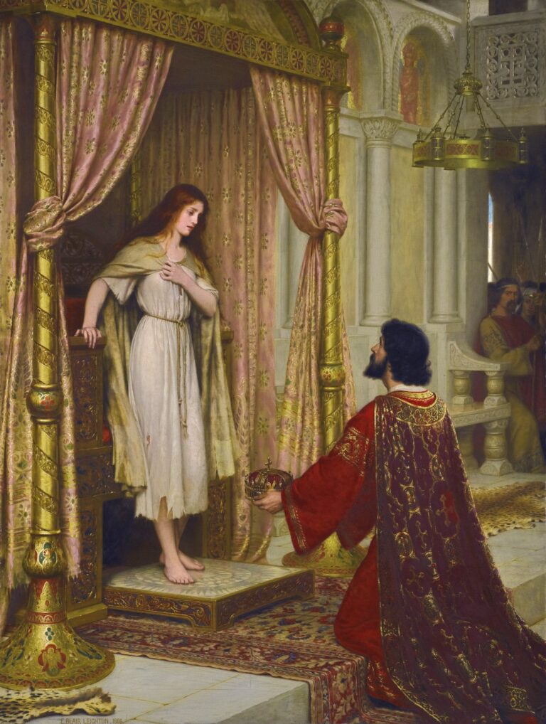 Le roi et la mendiante – Edmund Leighton Edmund Leighton