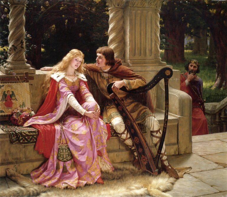 Tristan et Isolde – Edmund Leighton Edmund Leighton