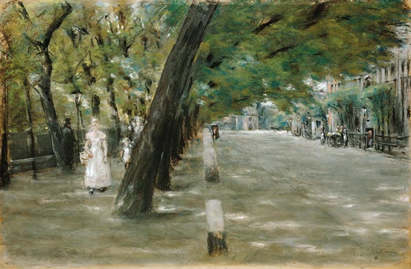 Kirchenallee à St.Georg, Hambourg – Max Liebermann Max Liebermann