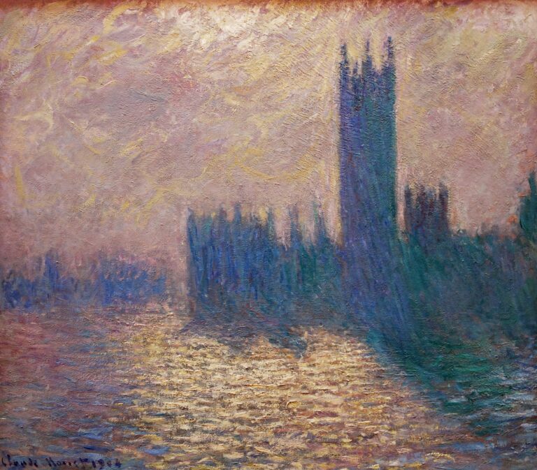 Le Parlement de Londres. Ciel d’orage (W 1605) – Claude Monet Claude Monet