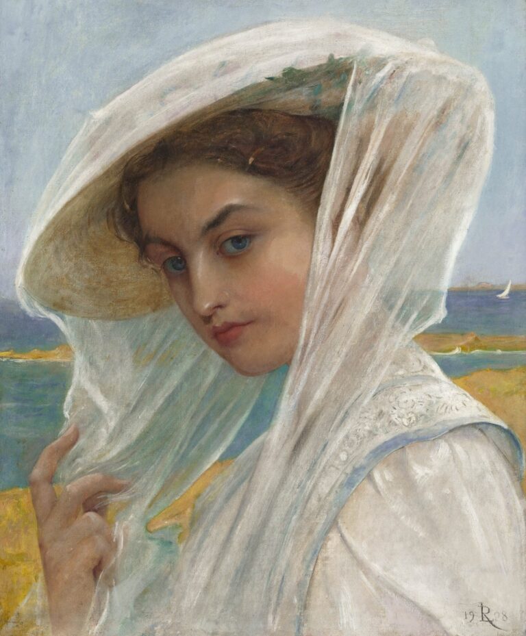 Jeune Femme en Bord de Mer, 1928 – Lionel Royer Lionel Royer