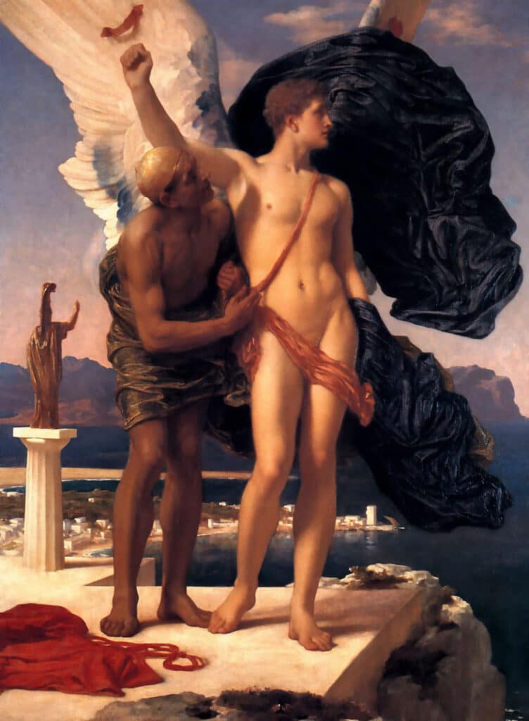 Icare et Dédale – Frederic Leighton Frederic Leighton