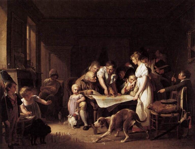 La lecture du Bulletin du Grand – Louis Boilly Louis Boilly