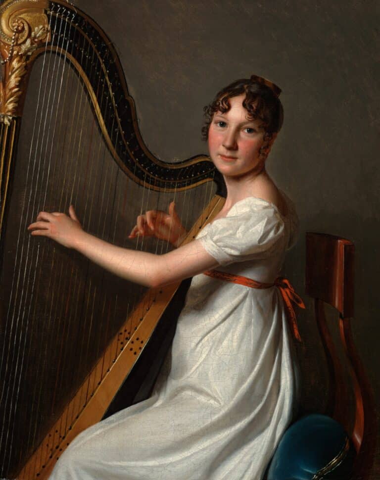 Le jeune harpiste – Louis Boilly Louis Boilly