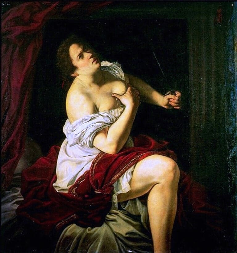 Lucrèce by Artemisia Gentileschi Artemisia Gentileschi