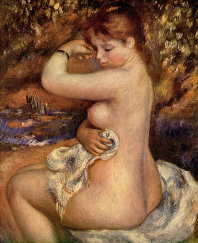 Après le bain 1888 – Pierre-Auguste Renoir Pierre-Auguste Renoir