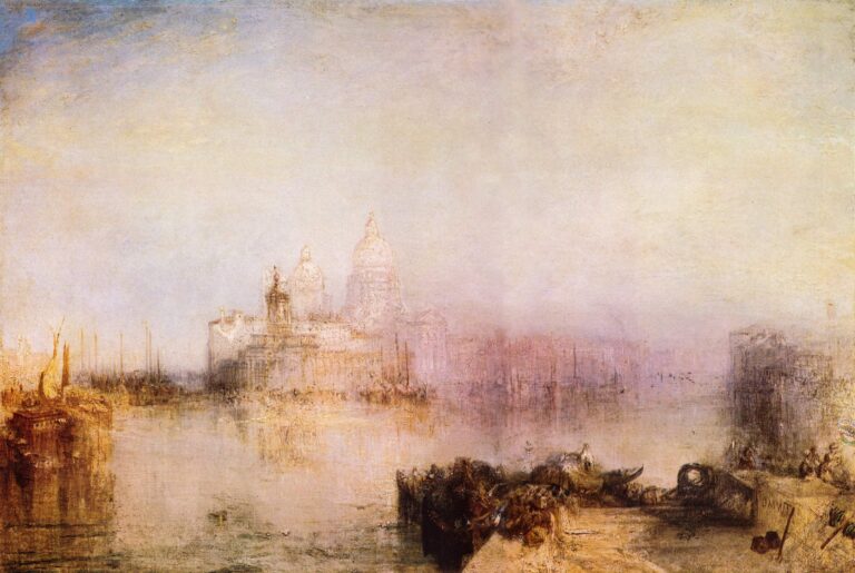 Dogana et Sainte Marie della Salute Venise – William Turner William Turner