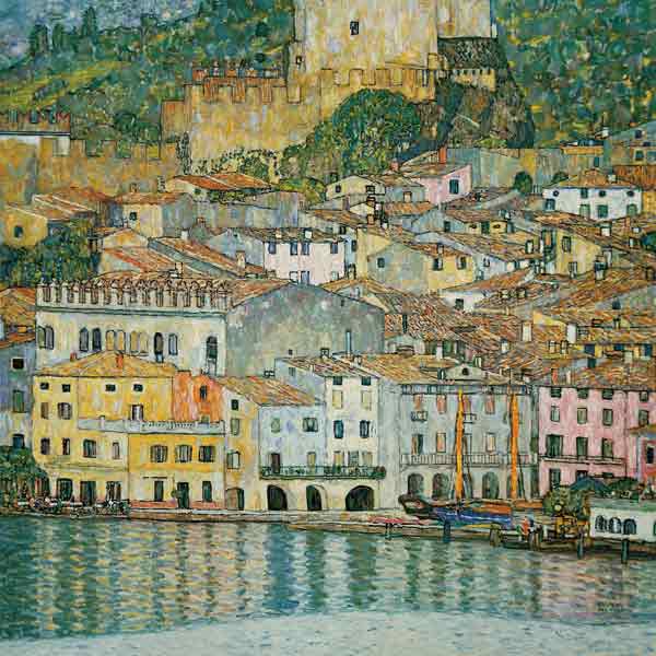 Malcesine sur le lac de Garde – Gustav Klimt Gustav Klimt